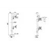 Desk Mount Multibrackets M VESA Officeline dual vertical nero