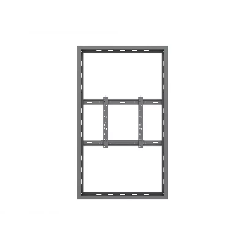 Multibrackets M Pro Series case 55 inch a parete centrale nero acciaio orizzontale/verticale