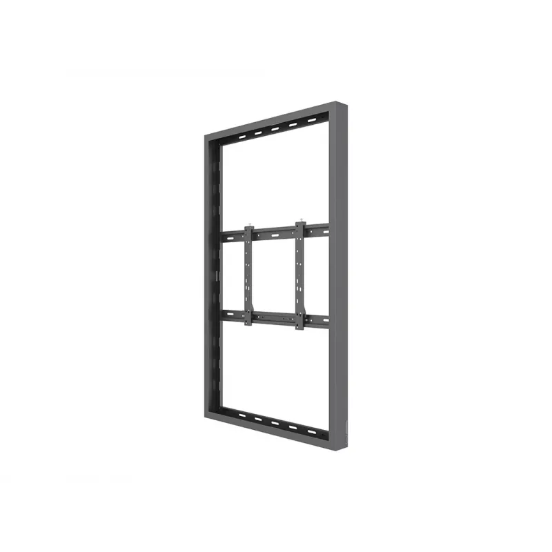 Multibrackets M Pro Series case 55 inch a parete centrale nero acciaio orizzontale/verticale