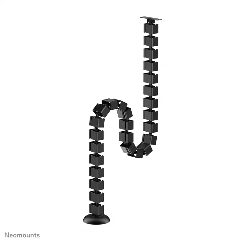 Organizer a spirale per cavi Neomounts ADS06-130BL fissaggio a vite, nero, segmenti da 130 mm