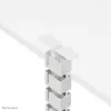 Raccogli cavi Neomounts ADS06-130WH fissaggio a vite, bianco, 130 mm