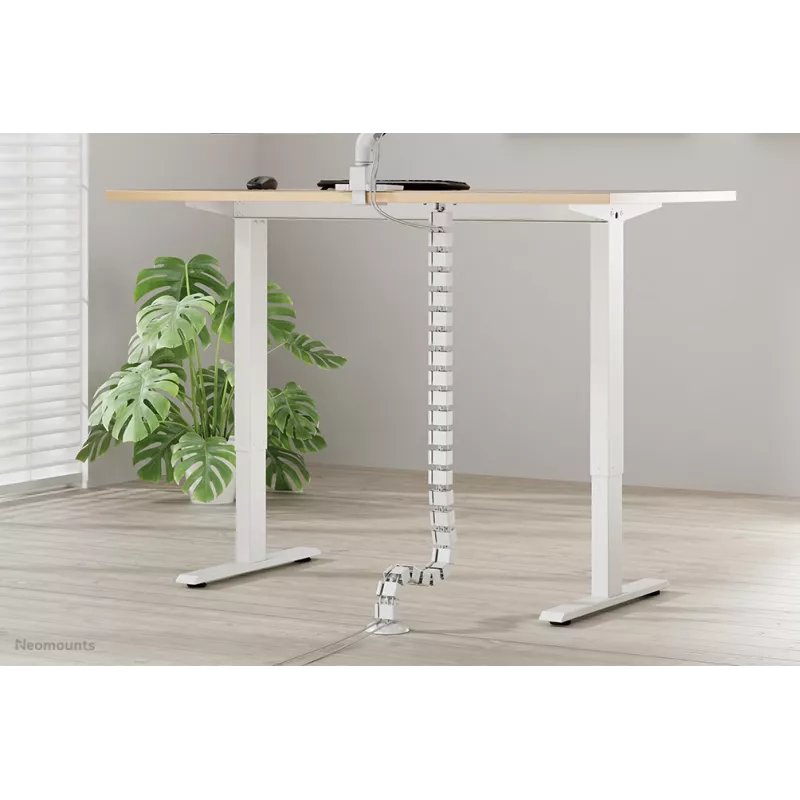 Raccogli cavi Neomounts ADS06-130WH fissaggio a vite, bianco, 130 mm