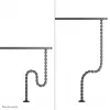 Organizer a colonna per cavi Neomounts ADS06-132BL fissaggio magnetico, nero, gestione cavi a segmenti flessibili