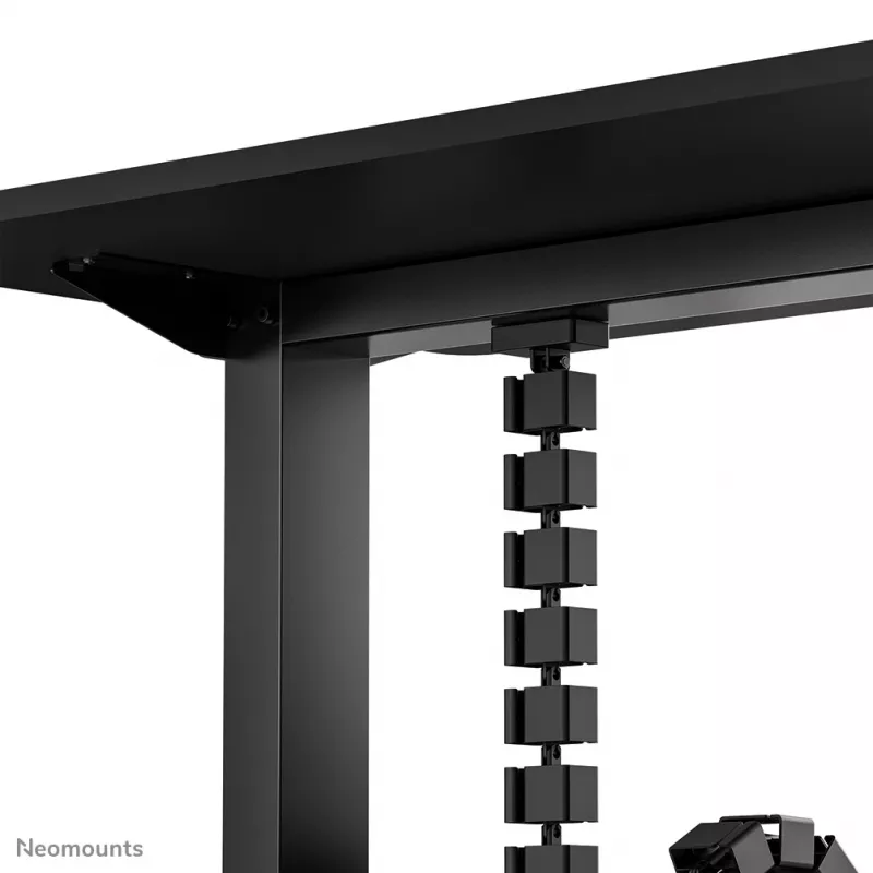 Organizer a colonna per cavi Neomounts ADS06-132BL fissaggio magnetico, nero, gestione cavi a segmenti flessibili