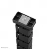 Organizer a colonna per cavi Neomounts ADS06-132BL fissaggio magnetico, nero, gestione cavi a segmenti flessibili