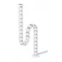 Organizer canalina portacavi Neomounts ADS06-132WH fissaggio magnetico bianco sistema modulare di gestione cavi