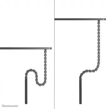 Canalina portacavi Neomounts ADS06-133BL – canalina magnetica a fissaggio a vite, nero
