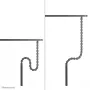 Canalina portacavi Neomounts ADS06-133BL – canalina magnetica a fissaggio a vite, nero