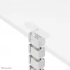 Copri cavi Neomounts ADS06-133WH magnetico bianco, a vite per scrivanie sit/stand