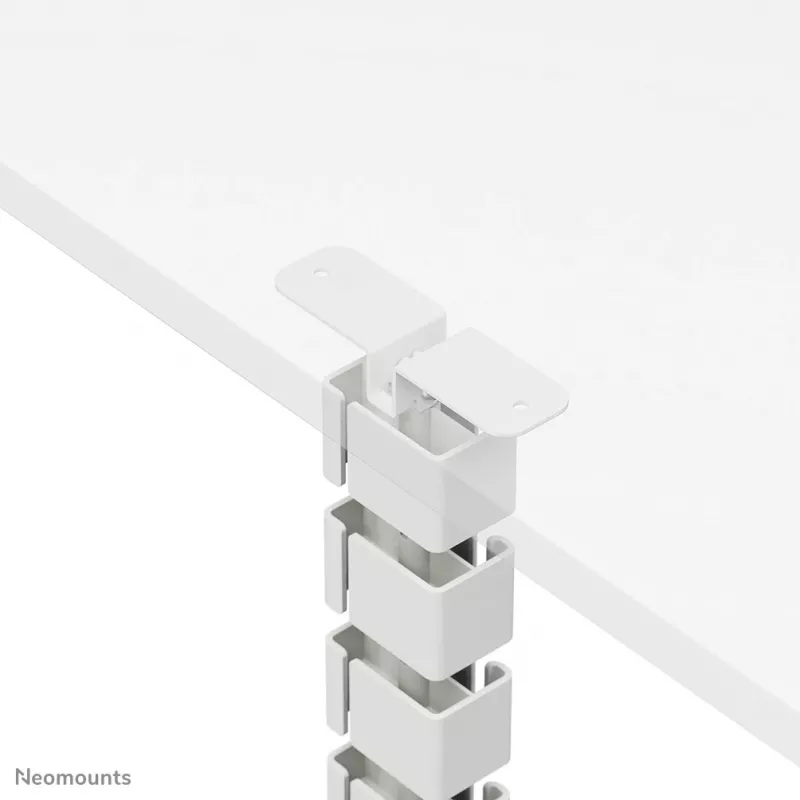 Copri cavi Neomounts ADS06-133WH magnetico bianco, a vite per scrivanie sit/stand