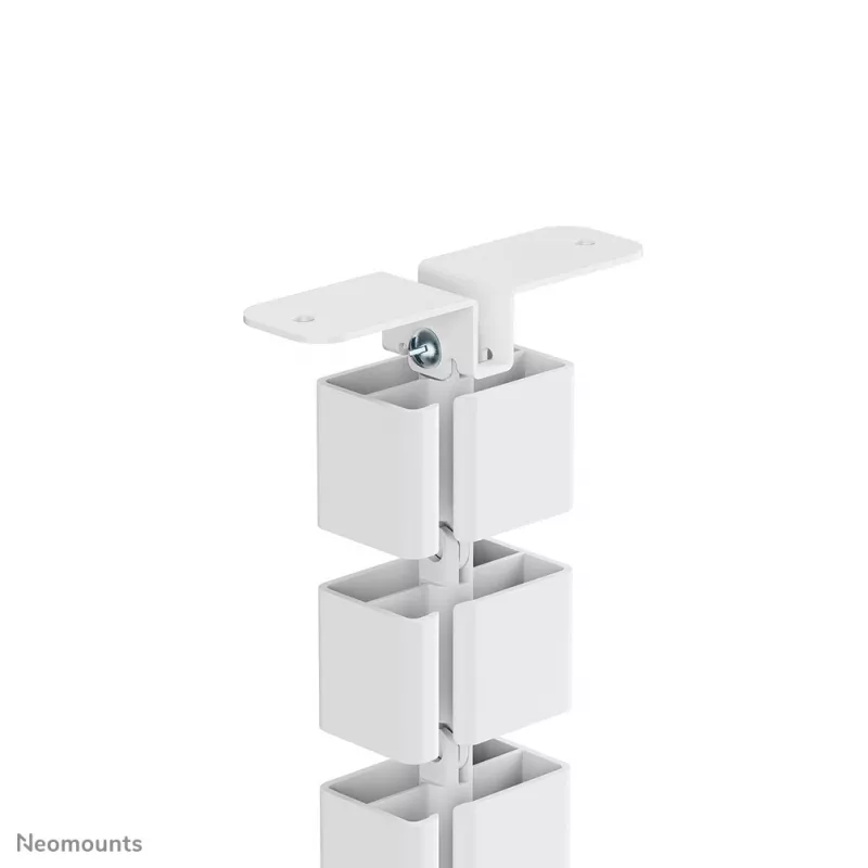 Copri cavi Neomounts ADS06-133WH magnetico bianco, a vite per scrivanie sit/stand