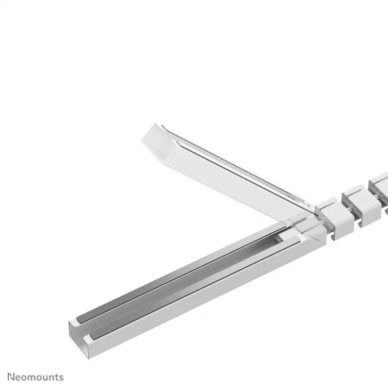 Copri cavi Neomounts ADS06-133WH magnetico bianco, a vite per scrivanie sit/stand