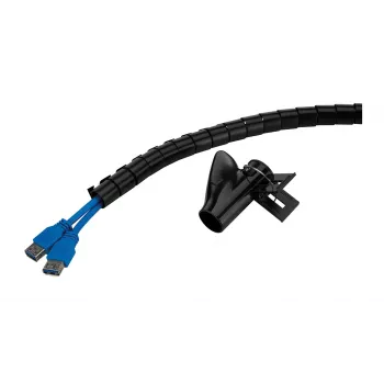 Guaina per cavi Neomounts ADS06-141BL Ø20 mm nero per gestione cavi