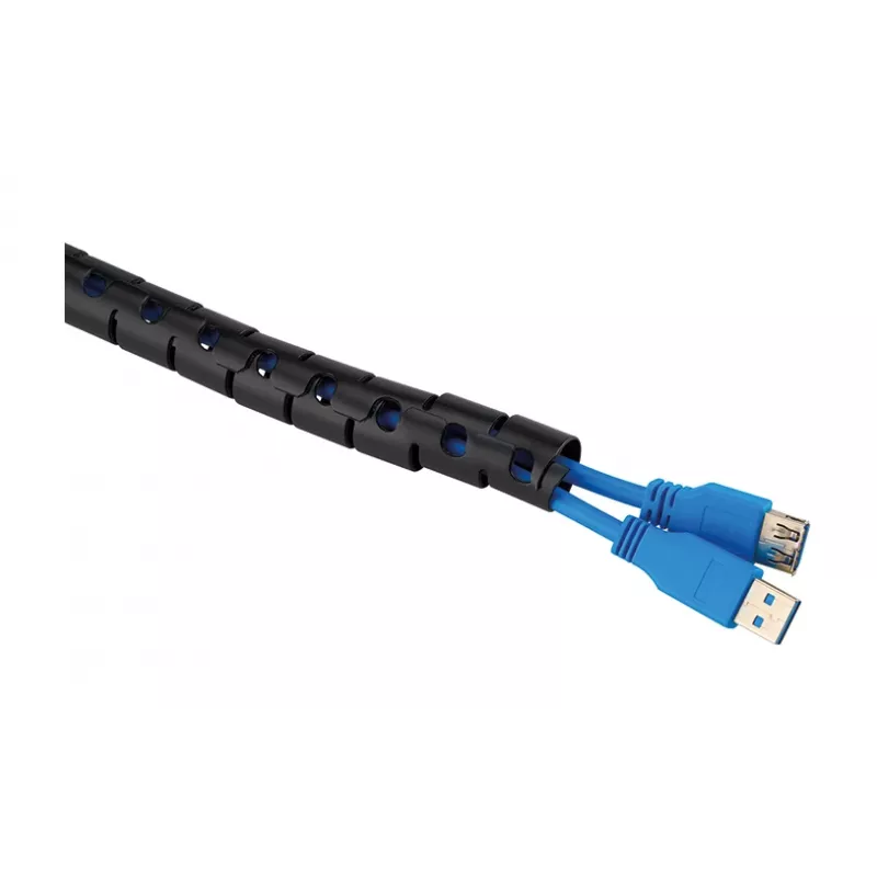 Guaina per cavi Neomounts ADS06-141BL Ø20 mm nero per gestione cavi