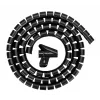 Guaina per cavi Neomounts ADS06-141BL Ø20 mm nero per gestione cavi