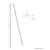 Guaina per cavi Neomounts ADS06-141BL Ø20 mm nero per gestione cavi