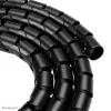 Guaina per cavi Neomounts ADS06-142BL – nero, organizer per cavi Ø25 mm per gestione cavi
