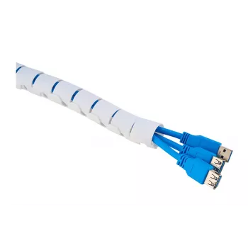 Guaina/tubo per cavi Neomounts ADS06-142WH Ø25 mm bianco per gestione cavi