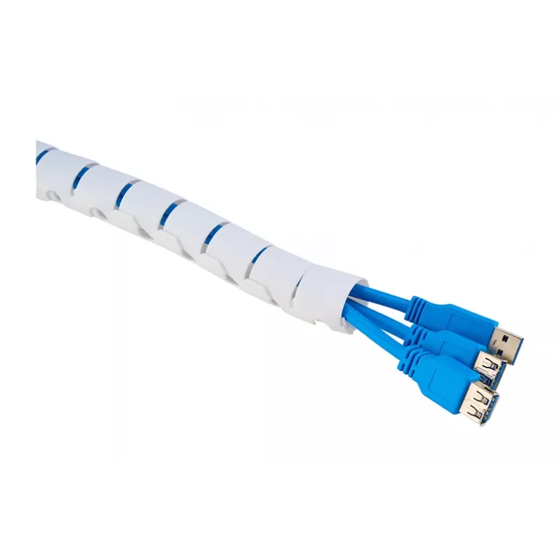 Guaina/tubo per cavi Neomounts ADS06-142WH Ø25 mm bianco per gestione cavi
