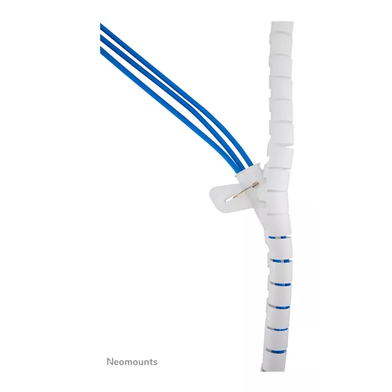Guaina/tubo per cavi Neomounts ADS06-142WH Ø25 mm bianco per gestione cavi
