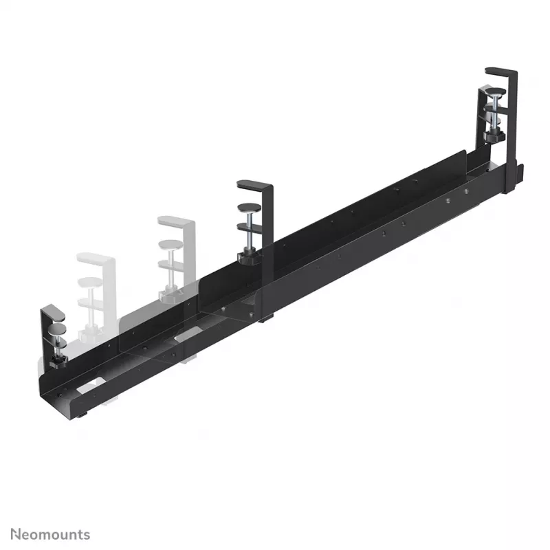 Canalina portacavi Neomounts ADS07-120BL a clip universale, larghezza 120 mm, nero