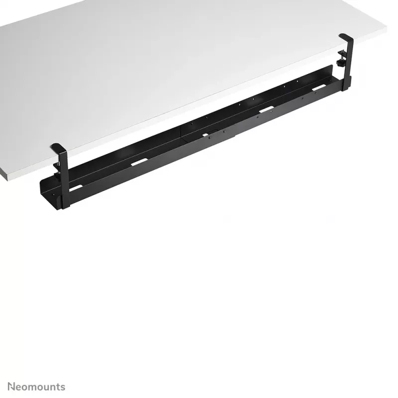 Canalina portacavi Neomounts ADS07-120BL a clip universale, larghezza 120 mm, nero