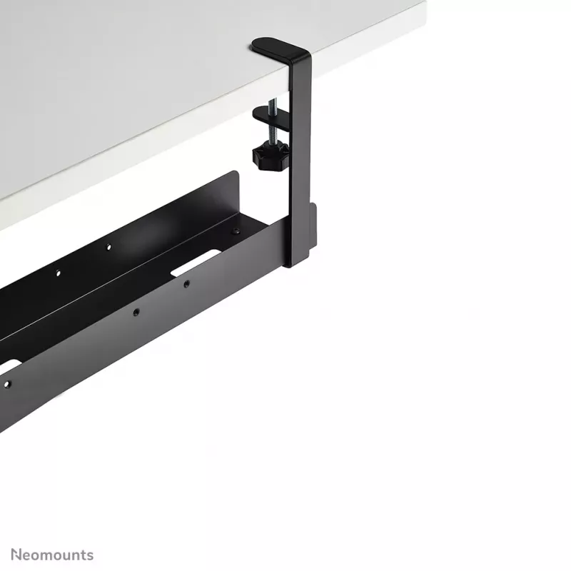 Canalina portacavi Neomounts ADS07-120BL a clip universale, larghezza 120 mm, nero