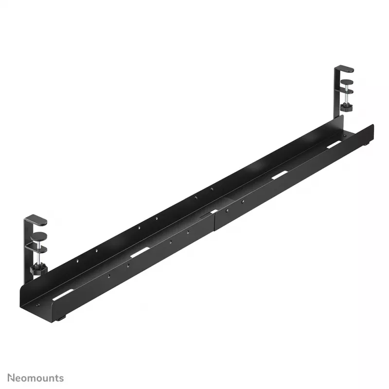 Canalina portacavi Neomounts ADS07-120BL a clip universale, larghezza 120 mm, nero