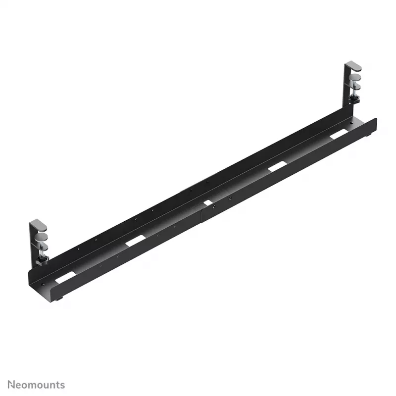 Canalina portacavi Neomounts ADS07-120BL a clip universale, larghezza 120 mm, nero