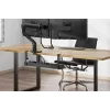 Canalina portacavi Neomounts ADS07-121BL design a clip universale nero