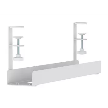 Canalina portacavi Neomounts ADS07-121WH design a clip, montaggio universale, bianco
