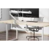 Canalina portacavi Neomounts ADS07-121WH design a clip, montaggio universale, bianco