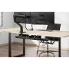 Canalina portacavi Neomounts ADS07-122BL montaggio a vite universale nero, montaggio a parete/rack