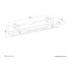 Neomounts ADS07-122WH canalina portacavi - fissaggio a vite - universale