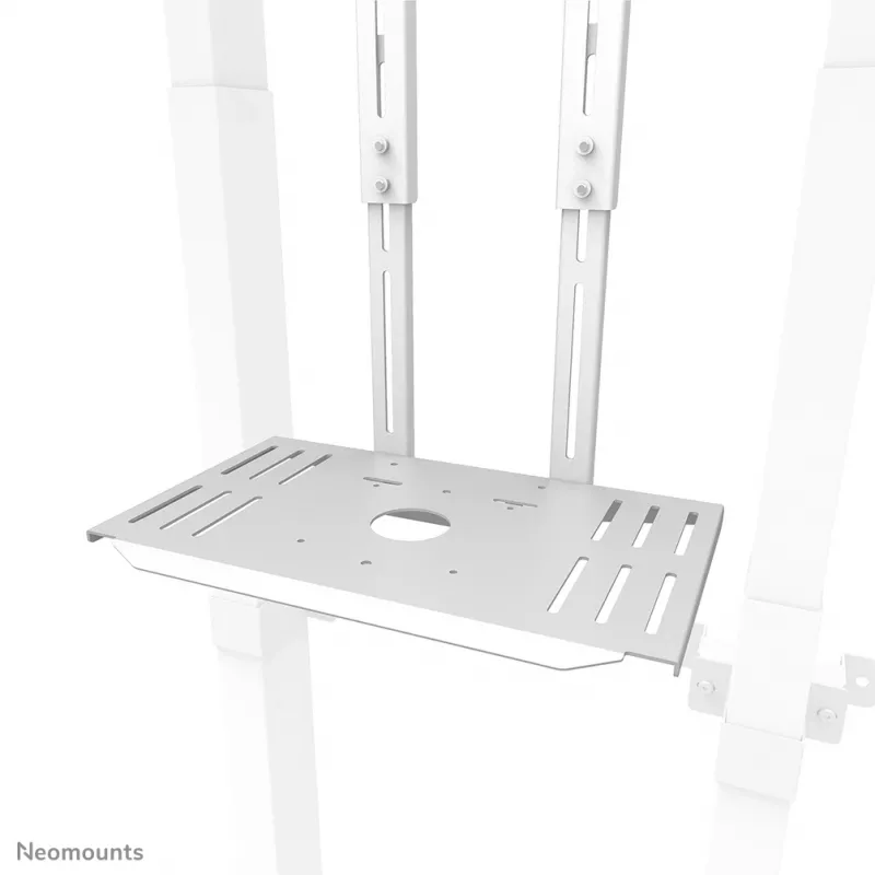 Neomounts AFL-875WH1 kit per videobar e multimedia, ripiano per fotocamera/AV, incluso adattatore Logitech Rally Bar (Mini), max 9 kg, acciaio, bianco