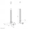 Neomounts AWL29-650BL1 supporto per videobar/soundbar VESA - max. 15 kg - universale
