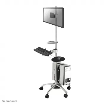Postazione di lavoro mobile Neomounts FPMA-MOBILE1800 10-27 pollici