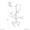 Postazione di lavoro mobile Neomounts FPMA-MOBILE1800 10-27 pollici
