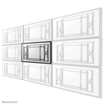 Supporto a parete per video Neomounts LED-VW1750Schwarz — schermo singolo, supporta 32-55 pollici, max 35 kg, VESA 200x200-600x400, nero
