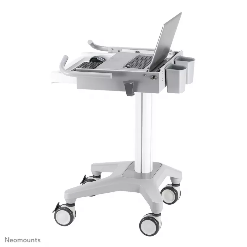 Carrello multimediale Neomounts MED-M200 alluminio bianco 1080 mm
