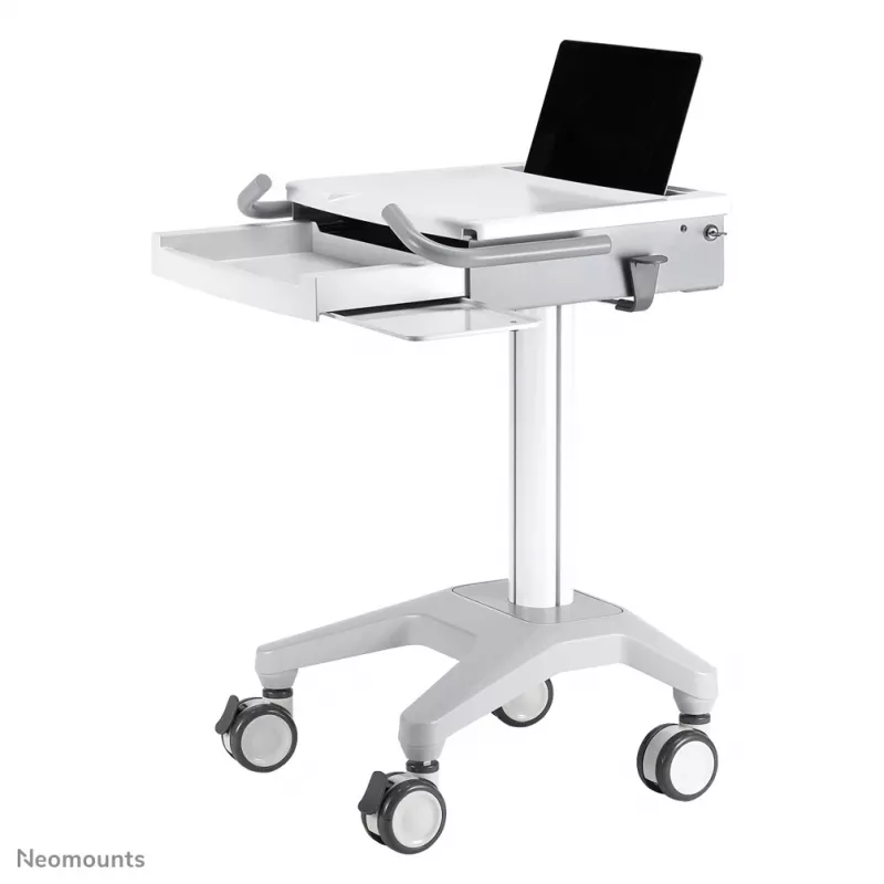 Carrello multimediale Neomounts MED-M200 alluminio bianco 1080 mm