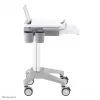 Carrello multimediale Neomounts MED-M200 alluminio bianco 1080 mm