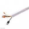 Guaina per cavi Neomounts NS-CS200WHITE - per 8-10 cavi - universale
