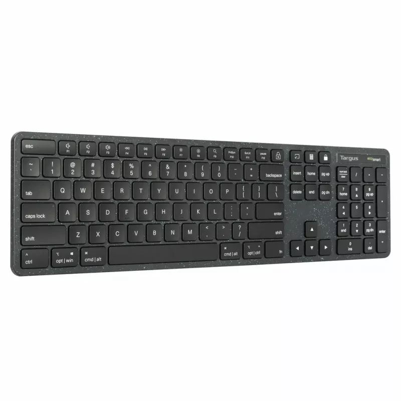 Targus EcoSmart AKB874NO tastiera cablata a dimensione standard, USB, QWERTY nordico, antimicrobica, nera