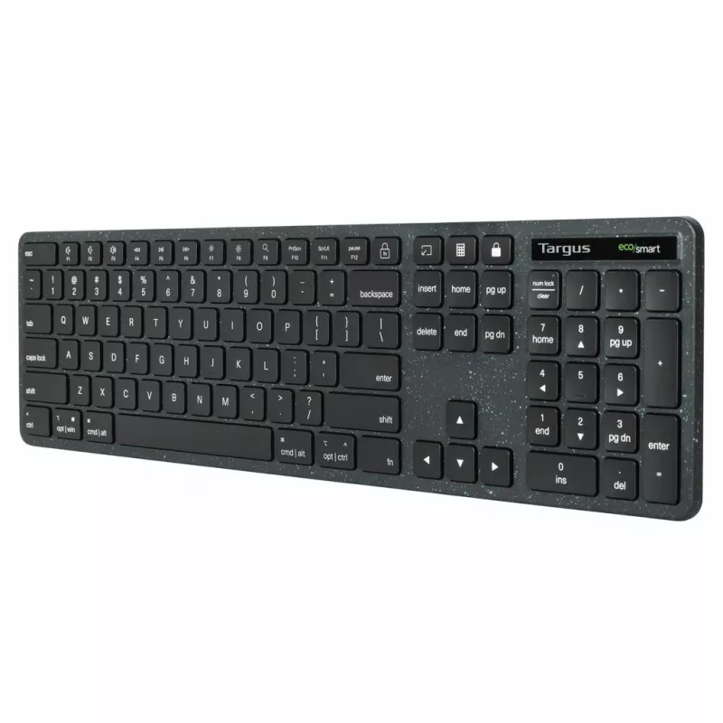 Targus EcoSmart AKB874NO tastiera cablata a dimensione standard, USB, QWERTY nordico, antimicrobica, nera