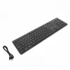 Targus EcoSmart AKB874NO tastiera cablata a dimensione standard, USB, QWERTY nordico, antimicrobica, nera