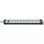 Prolunga di alimentazione Brennenstuhl 1951500100 3m 10 prese AC nero grigio