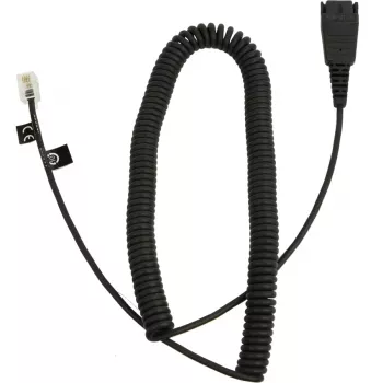 Cavo telefonico Jabra 8800-01-06 QD Standard 0,5 m nero