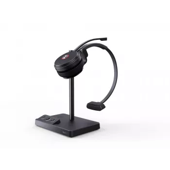 Cuffia Yealink WH62 Mono UC, wireless, ufficio/call center, 20 - 20000 Hz, 80 g, cuffia, nero