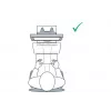 Supporto documenti BakkerElkhuizen FlexDoc Cristal Clear